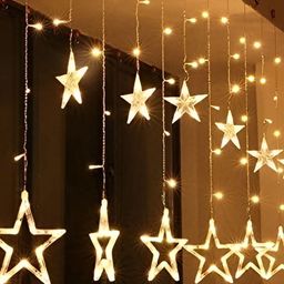 SPARK WORLD Yellow Star-Shaped String Lights-picture-32
