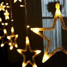 ENORMITY Yellow Star Shape String Lights-picture-19