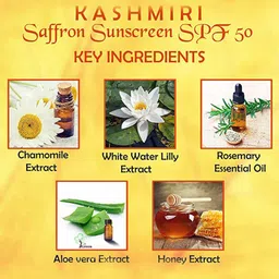 NutriGlow Set of 2 Sustainable Royal Kashmiri Saffron SPF 50 PA+++ Sun Screen - 100 ml Each image 4