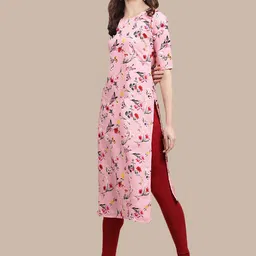 7threads 1 Stop Fashion Pack of 2 Printed Crepe Kurtas image 4