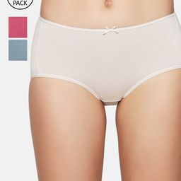 Triumph Women Pack of 3 Solid Hipster Briefs-picture-32