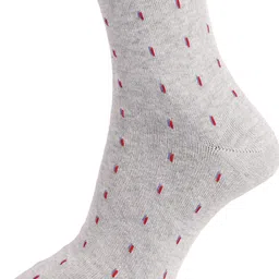 Dollar Socks Men Pack of 3 Assorted Cotton Calf-Length Socks image 4