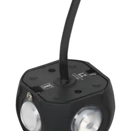 SPARK WORLD Black 4 Pieces Acrylic Contemporary Square Shaped Wall Lamp image 4