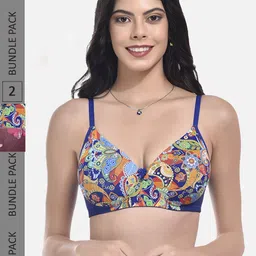 StyFun Pack Of 2 Full Coverage Lightly Padded Bra With All Day Comfort image 1