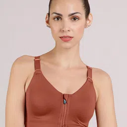 Amante Lightly Padded Rapid-Dry Sports Bra With Anti Microbial-image-0