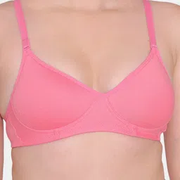 Tweens Pack Of 2 Lightly Padded Cotton Super Support Full Coverage Bra image 2