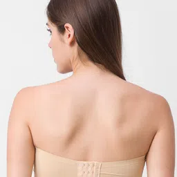 NOIRA Pack Of 2 Half Coverage Lightly Padded All Day Comfort Seamless Bandeau Bra image 4