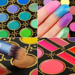 DE'LANCI 78 Colors Mixing Makeup Palette - Just Dance image 4