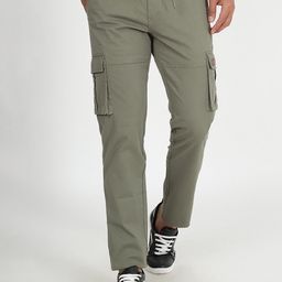 JADE BLUE Men Slim Fit Mid-Rise Pure Cotton Track Pant-picture-34
