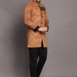 Utsav Fashion Self-Design Sherwani Set image 5