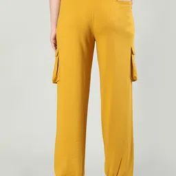 CHKOKKO Women Casual Lower Cargo Track Pants image 4