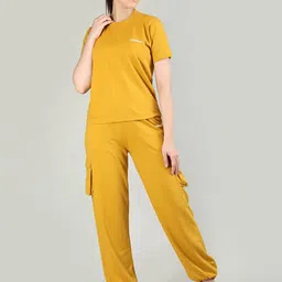CHKOKKO Women Casual Lower Cargo Track Pants image 5