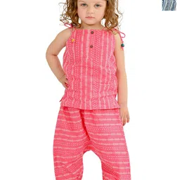 Tiny Bunnies Girls Pack Of 2 Striped Top with Trousers-picture-50