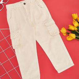 YU by Pantaloons Boys Pure Cotton Cargo Track Pant-picture-1