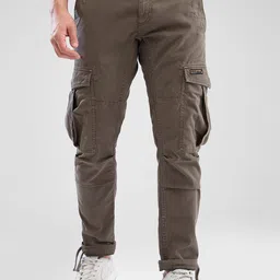 SPYKAR Men Regular-Fit Cargos-picture-29