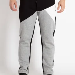 Status Quo Men Colourblocked Mid-Rise Track Pants-image-20