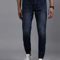 WROGN Men Clean Look Light Fade Mid-Rise Cotton Joggers-picture-33