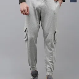 MADSTO Men Pack Of 2 Regular Fit Cotton Joggers-picture-3