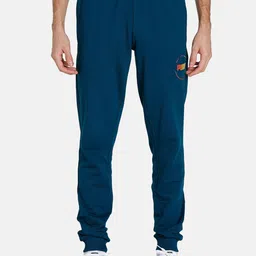 Puma Men Blue Solid Slim Fit Cotton Joggers-picture-39