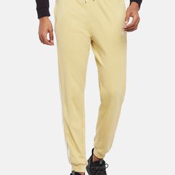 Ajile by Pantaloons Men Yellow Solid Slim-Fit Joggers-picture-11