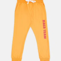 Pantaloons Junior Boys Orange Regular Fit Printed Cotton Joggers-picture-29