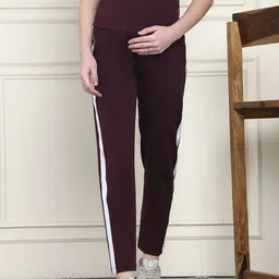 WELL KEPT Women Straight-Fit Maternity Track Pant-picture-22