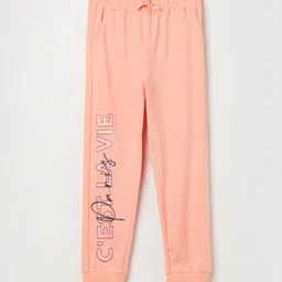 Fame Forever by Lifestyle Girls Printed Pure Cotton Mid-Rise Track Pants-picture-32