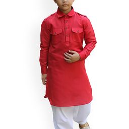 Manyavar Boys Pathani Kurta with Patiala Salwar-picture-49