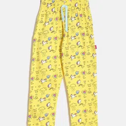 DIXCY SCOTT Slimz Girls Mid Rise Cotton Relaxed-Fit Track Pants image 1