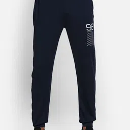 Wildcraft Men's Navy Blue Solid Cotton Track Pants-picture-12