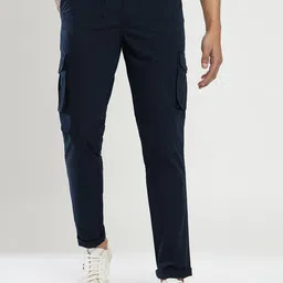 JADE BLUE Men Slim Fit Mid Rise Cotton Track Pant-image-15