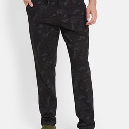 Octave Men Camouflage Printed Cotton Track Pants-picture-0