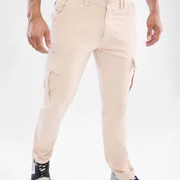 SPYKAR Mid-Rise Cargo Trousers image 5