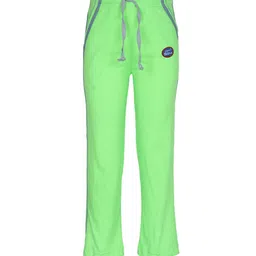 mack jonney VIMAL JONNEY Unisex Kids Pack of 2 Green & Purple Solid Track Pants image 3