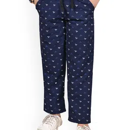 BAESD Girls Checked Pack Of 2 Dry Fit Track Pants image 2