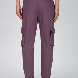 Crazymonk Men Mid Rise Oversized Cargo Joggers image 5