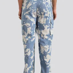 Muvazo Men Abstract Printed Cotton Track Pants image 4