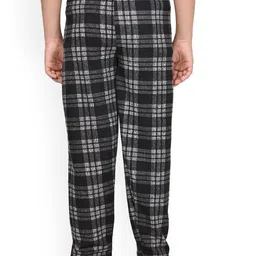 BAESD Boys Pack Of 2 Checked Mid-Rise Track Pants image 3