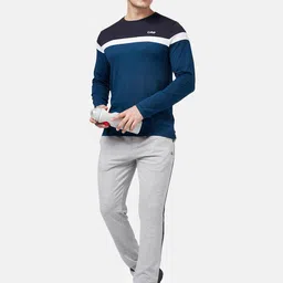 Ajile by Pantaloons Men Side Stripe Detail Slim-Fit Track Pants image 3