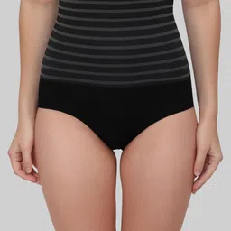 PLUMBURY Patterned Seamless Stretchable High Waist Tummy Shapewear-picture-22