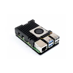 Waveshare Raspberry Pi 5 Aluminium Alloy Case (H) with Smart Blower Fan Heavy Duty Housing for Overheat Protection and Enhanced Airflow Control Waveshare Raspberry Pi 5 Aluminium Alloy Case (H) with Smart Blower Fan Heavy Duty Housing for Overheat Protection and Enhanced Airflow Control-picture-11