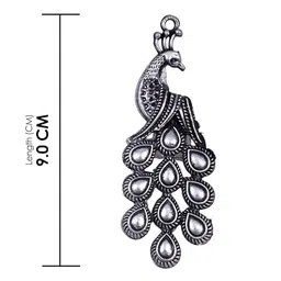 dealzone Rings for Women Silver Oxidised of Adjustable Ring Metal Ring Set (PACK OF 3) image 4