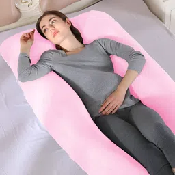 DADDY COOL Pink Fibre Filled Cotton Ultra Soft Maternity Pillow image 5