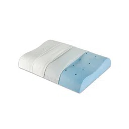 The White Willow White Cervical Contour Cooling Gel Memory Foam Bed Pillow image 4