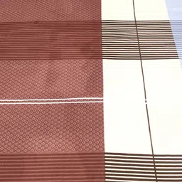 Steve & Anderson Elevate Maroon & White Striped 164 TC King Bedsheet Set-1.83 m X 1.98 m image 5