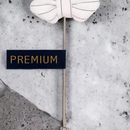 PELUCHE Unisex White Mini Bow Brooch Lapel Pin-picture-54