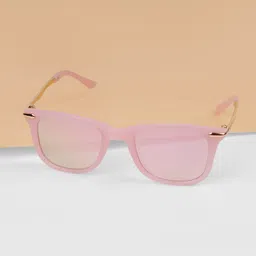DukieKooky Unisex Kids Pink Wayfarer Sunglasses with UV Protected Lens - DKSG344C-picture-31