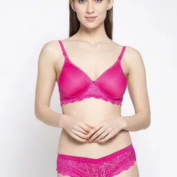 PIBU Lightly Padded Net Bra & Panty Lingerie Set-picture-33