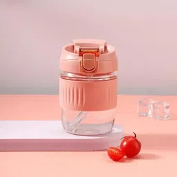 YELONA Pink Borosilicate Glass Coffee Tumbler 350 ml-picture-33