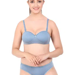 AROUSY Pack of 2 Cotton Bra Panty Lingerie Set image 3